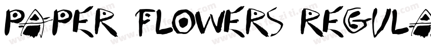 Paper Flowers Regula字体转换